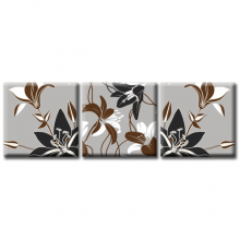 Картины на холсте Glozis Модульная Картина Glozis Dark Lily Картины на холсте Glozis Модульная Картина Glozis Dark Lily