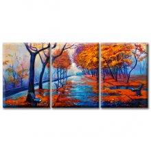 Картины на холсте Glozis Модульная Картина Glozis Autumn Park Картины на холсте Glozis Модульная Картина Glozis Autumn Park