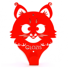 Вешалки Glozis Вешалка настенная Glozis Kitty Red Вешалки Glozis Вешалка настенная Glozis Kitty Red
