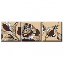 Картины на холсте Glozis Модульная Картина Glozis Rose Картины на холсте Glozis Модульная Картина Glozis Rose