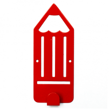 Вешалки Glozis Вешалка настенная Glozis Pencil Red Вешалки Glozis Вешалка настенная Glozis Pencil Red