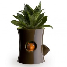 Горшок с индикатором полива Log&Squirrel Горшок с индикатором полива Log&Squirrel