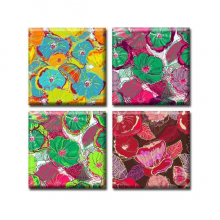 Картины на холсте Glozis Модульная Картина Glozis Flowers Картины на холсте Glozis Модульная Картина Glozis Flowers