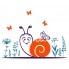 Виниловая наклейка Snail