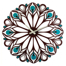 Настенные часы Peacock Feather Настенные часы Peacock Feather