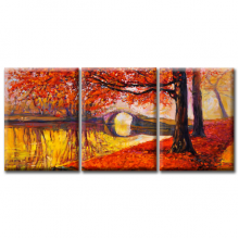 Картины на холсте Glozis Модульная Картина Glozis Golden Autumn Картины на холсте Glozis Модульная Картина Glozis Golden Autumn