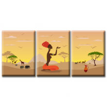 Картины на холсте Glozis Модульная Картина Glozis Savanna Картины на холсте Glozis Модульная Картина Glozis Savanna
