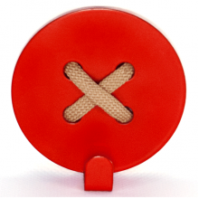 Вешалки Glozis Вешалка настенная Glozis Button Red Вешалки Glozis Вешалка настенная Glozis Button Red