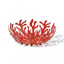 Фруктовница (ваза для фруктов) Mediterraneo Alessi 25 см Красная Фруктовница (ваза для фруктов) Mediterraneo Alessi 25 см Красная