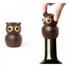 Стоппер для бутылки Owl Stopper Qualy Коричневый Стоппер для бутылки Owl Stopper Qualy Коричневый