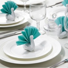 Набор держателей для салфеток "Лебеди" Набор держателей для салфеток "Лебеди"