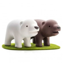 Набор для соли и перца Qualy Brother Bear Набор для соли и перца Qualy Brother Bear