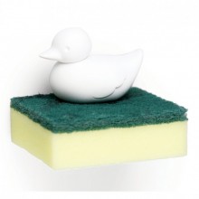 Держатель для губки Duck Sponge Qualy Белый Держатель для губки Duck Sponge Qualy Белый