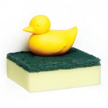 Держатель для губки Duck Sponge Qualy Желтый Держатель для губки Duck Sponge Qualy Желтый