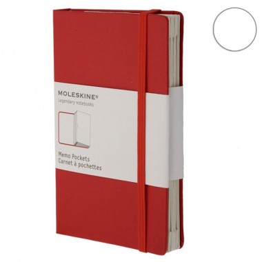 Папка Moleskine PortFolio (6 Карманов) A6 Красная