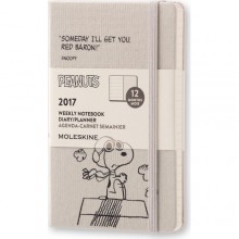 Еженедельник Moleskine 2017 Peanuts карманный B7