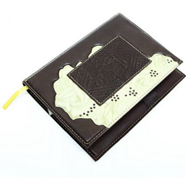 Ежедневник "Розы" натуральная кожа