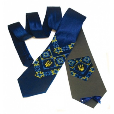 Галстук с вышивкой "Щек"