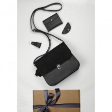 Набор аксессуаров Амели графит велюр Набор аксессуаров Амели графит велюр