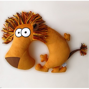 Подушка-подголовник "Царь зверей Евстигней"