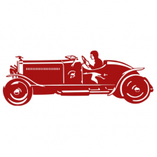 Наклейки интерьерные Glozis Виниловая Наклейка Glozis Sport Car