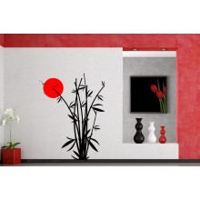 Интерьерная наклейка Бамбук На Рассвете Интерьерная наклейка Бамбук На Рассвете