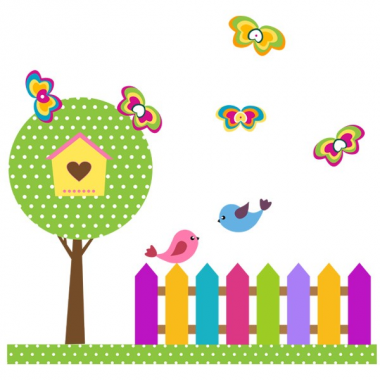 Наклейки интерьерные Glozis Виниловая Наклейка Glozis Garden