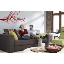 Интерьерная наклейка Влюбленные птицы Интерьерная наклейка Влюбленные птицы