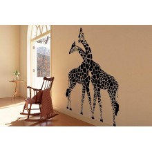 Интерьерная наклейка Два Жирафа Интерьерная наклейка Два Жирафа