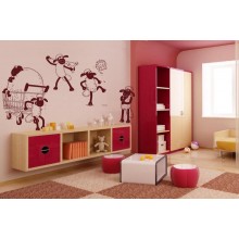 Интерьерная наклейка Барашек Шон Интерьерная наклейка Барашек Шон