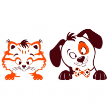 Наклейки интерьерные Glozis Виниловая Наклейка Glozis Pets Наклейки интерьерные Glozis Виниловая Наклейка Glozis Pets