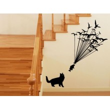 Интерьерная наклейка Беги, Рыба, Беги Интерьерная наклейка Беги, Рыба, Беги