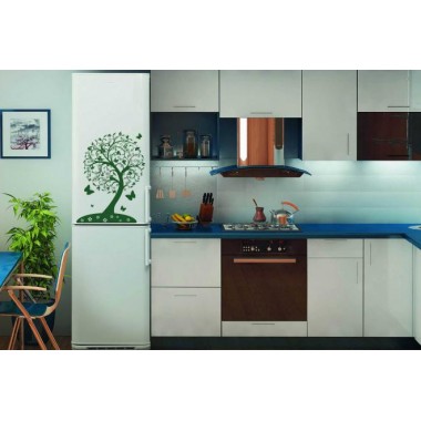 Дерево С Бабочками На Холодильник