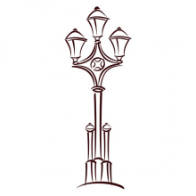 Наклейки интерьерные Glozis Виниловая Наклейка Glozis Lamppost Наклейки интерьерные Glozis Виниловая Наклейка Glozis Lamppost