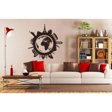 Интерьерная наклейка Вокруг Света Интерьерная наклейка Вокруг Света