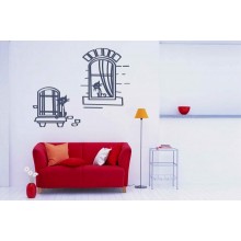 Коты В Окнах Коты В Окнах