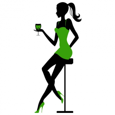 Наклейки интерьерные Glozis Виниловая Наклейка Glozis Cocktail Party