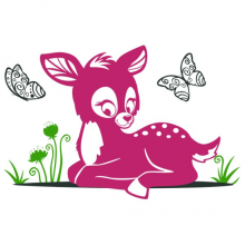 Наклейки интерьерные Glozis Виниловая Наклейка Glozis Fawn Наклейки интерьерные Glozis Виниловая Наклейка Glozis Fawn