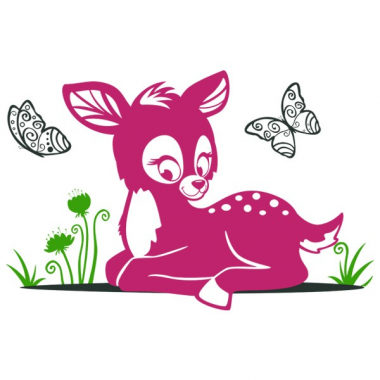 Наклейки интерьерные Glozis Виниловая Наклейка Glozis Fawn