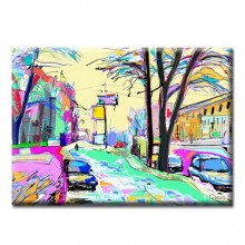 Картины на холсте Glozis Картина Glozis Street Картины на холсте Glozis Картина Glozis Street