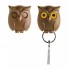 Ключница настенная Night Owl Qualy Коричневая
