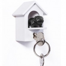 Ключница настенная и брелок для ключей Watch Dog Qualy Черная Ключница настенная и брелок для ключей Watch Dog Qualy Черная