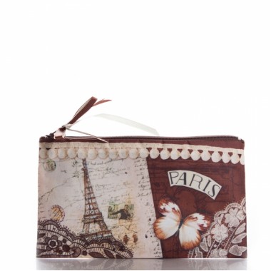 Косметичка "Париж с бабочкой