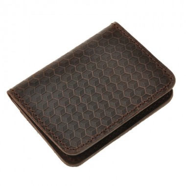 Кард-кейс 4.0 (с окошком) "Карбон" Орех