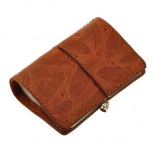 Кард-кейс 7.0 Коньяк с перьями Кард-кейс 7.0 Коньяк с перьями