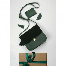 Набор аксессуаров Амели изумруд велюр Набор аксессуаров Амели изумруд велюр