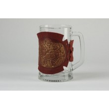 Бокал в кожаном футляре "Монахи" Бокал в кожаном футляре "Монахи"