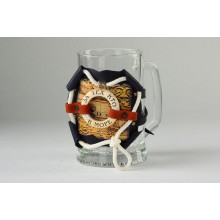 Бокал в футляре "За тех, кто в море" Бокал в футляре "За тех, кто в море"