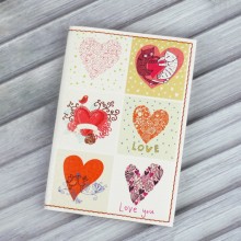 Обложка для паспорта "Love is in the air" + блокнотик Обложка для паспорта "Love is in the air" + блокнотик