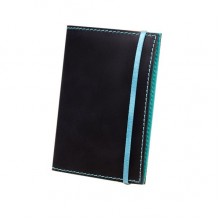 Обложка для паспорта Ночное Небо-Тиффани (КОЖА) + блокнотик Обложка для паспорта Ночное Небо-Тиффани (КОЖА) + блокнотик